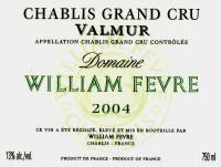 2010 Fevre Chablis Valmur